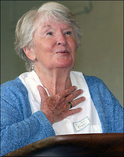 Mary Anne Quigley paid tribute to the example set by the Three Virginias. - virginias_quigley