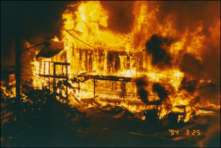 photo of Hotel Rio Vista fire